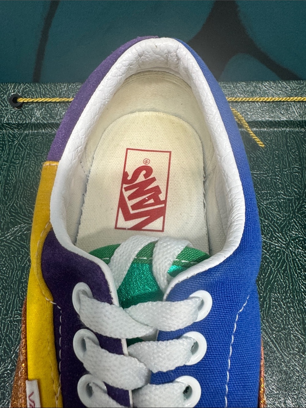 Vans Multi-Color Patchwork Sneakers - Rainbow Colorblock - Picture 6 of 8